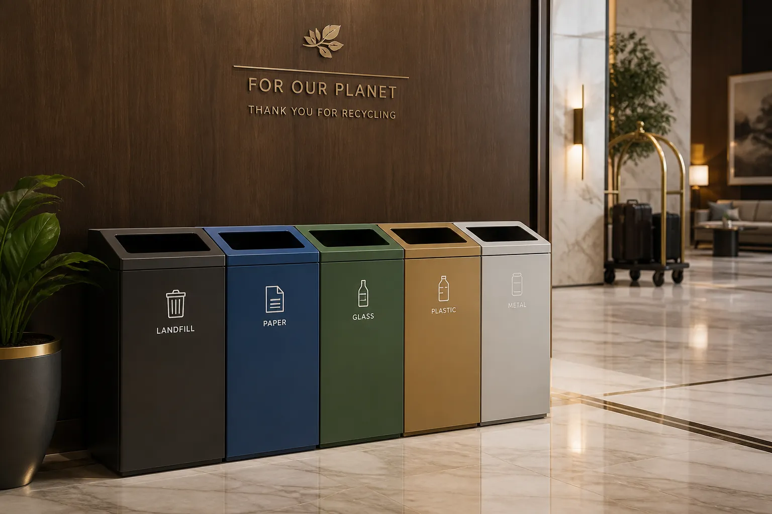 Hotel waste sorting: how to organise it
