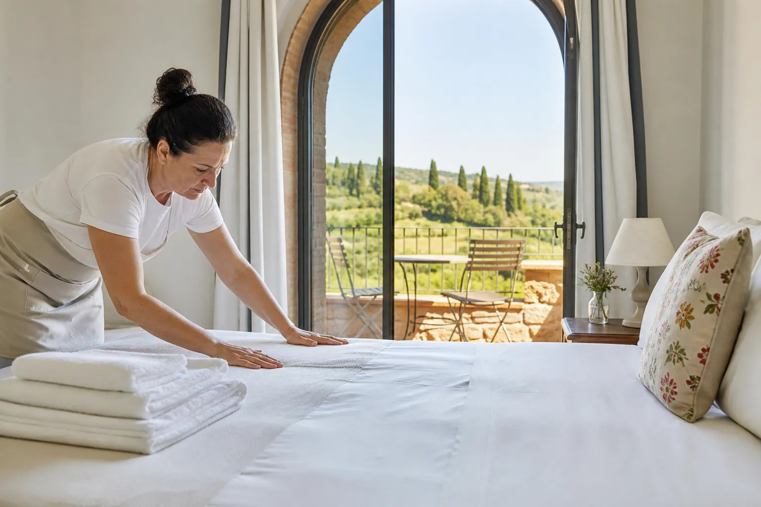 Cleaning company for seasonal tourism properties in Tuscany