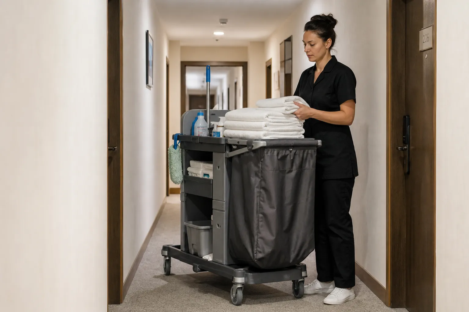 Tourist residence cleaning: organising the service