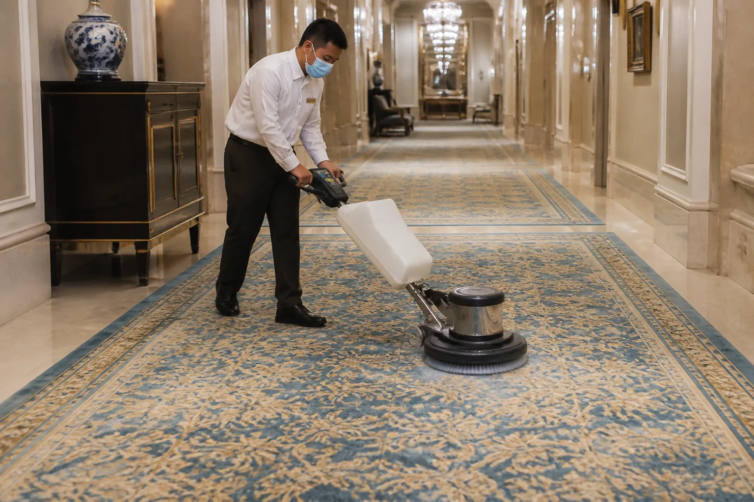 Dry cleaning hotel rugs: when it's the right choice