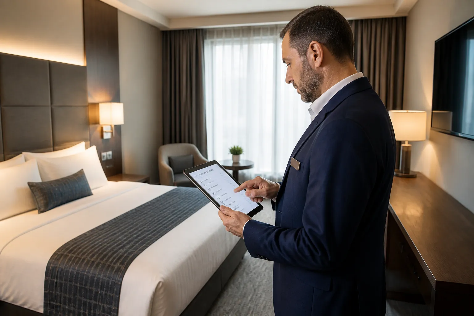 Quality rating for a hotel cleaning supplier